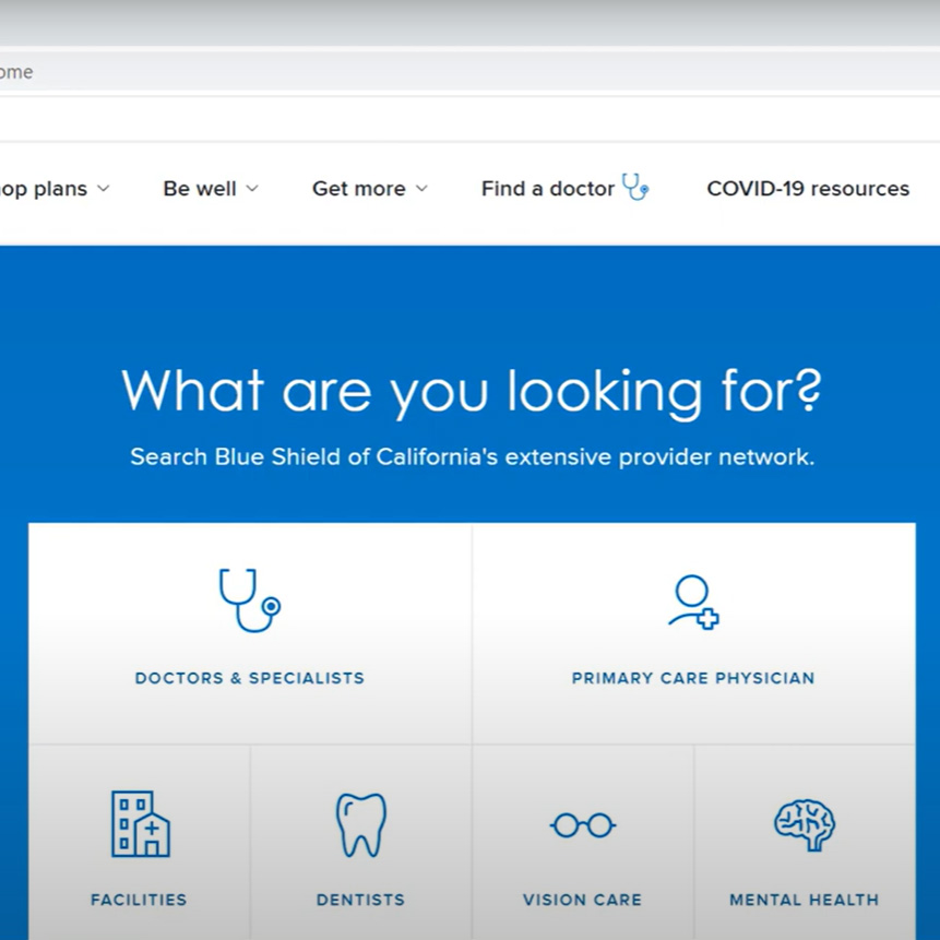 Blue Shield of California - Find a Doctor